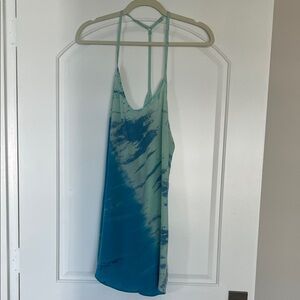 NWOT Gypsy 05 Sky Blue Silk Dress Size XS